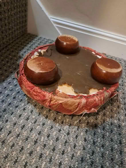 Photo of free Foot stool upholstery project (LS29 Burley in Wharfedale) #2