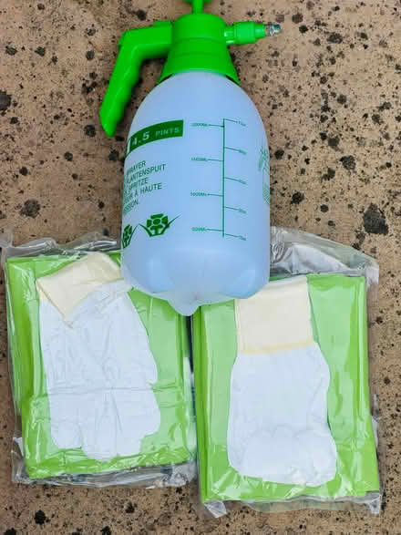 Photo of free Plant covers with gloves + Spray bottle (Penrith CA11) #2