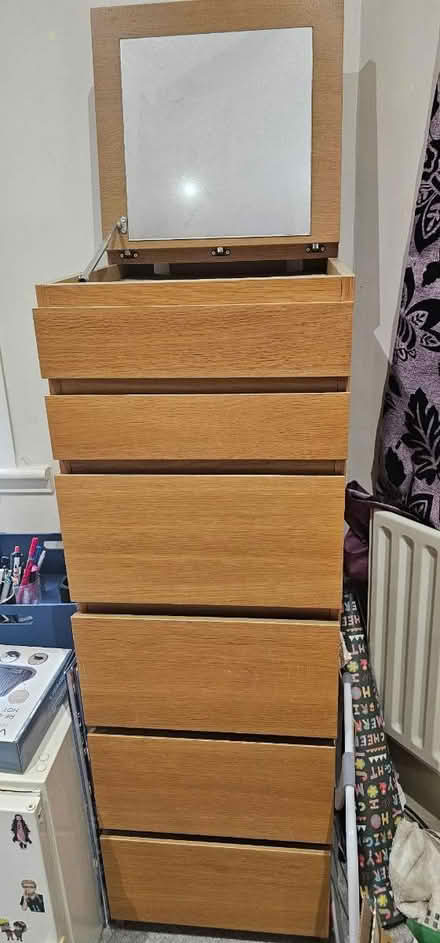 Photo of free Tall drawer unit with mirror (CR8) #1
