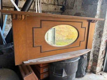 Photo of free Vintage oak mirror and shelf (Scarborough YO12) #1