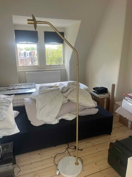 Photo of free Brass and marble standard lamp (Comely Bank EH4) #3