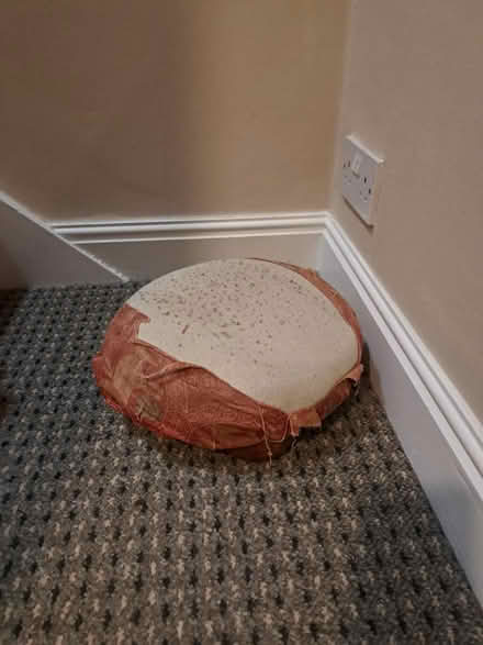 Photo of free Foot stool upholstery project (LS29 Burley in Wharfedale) #1