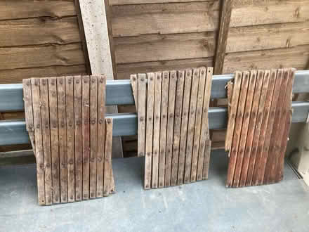 Photo of free 3x wooden trellis (climbing plants) (Wooburn Green, HP10) #1