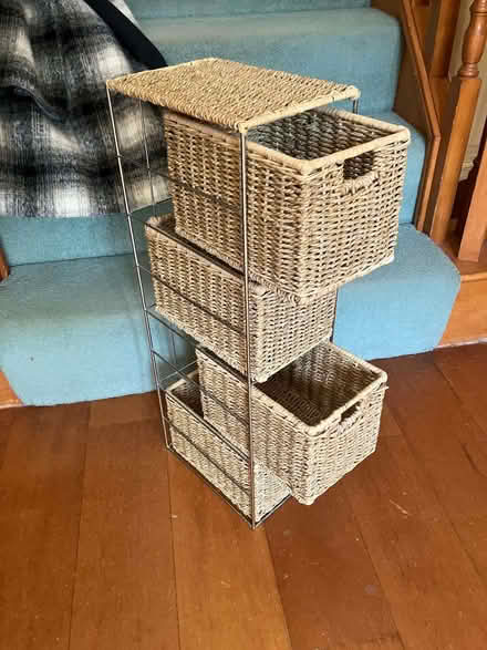 Photo of free Narrow cane drawers. (Goffs Oak EN7) #1