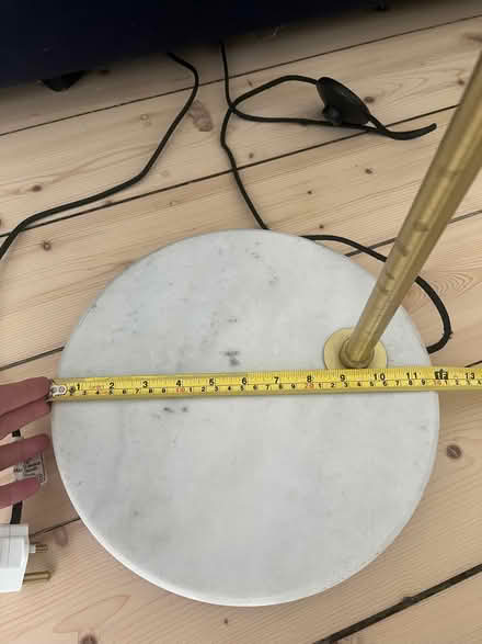 Photo of free Brass and marble standard lamp (Comely Bank EH4) #2