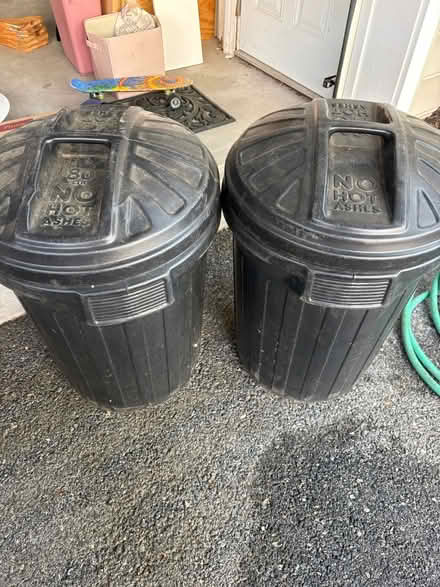Photo of free 2 80L trash cans (West Chester Borough) #2