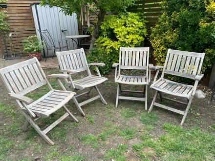 Photo of free Solid hardwood garden dining set (Palmer Park RG1) #2