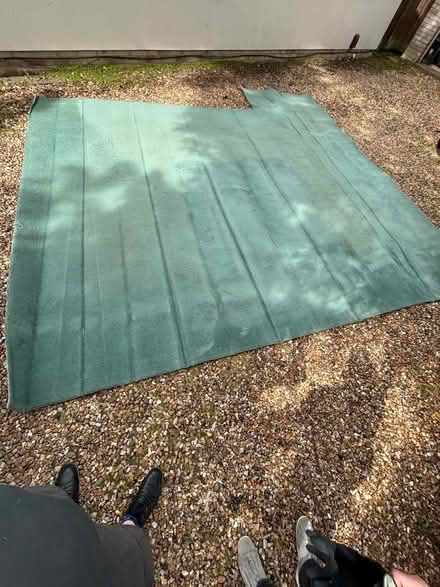 Photo of free Green Wilton carpet hessian backed (Hartford PE29) #3
