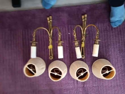 Photo of free Brass light fittings (Marlow SL7) #4