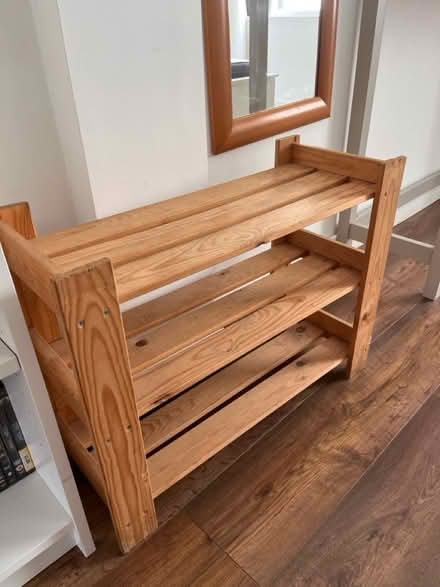 Photo of free Wooden shoe rack (St Albans AL1) #1