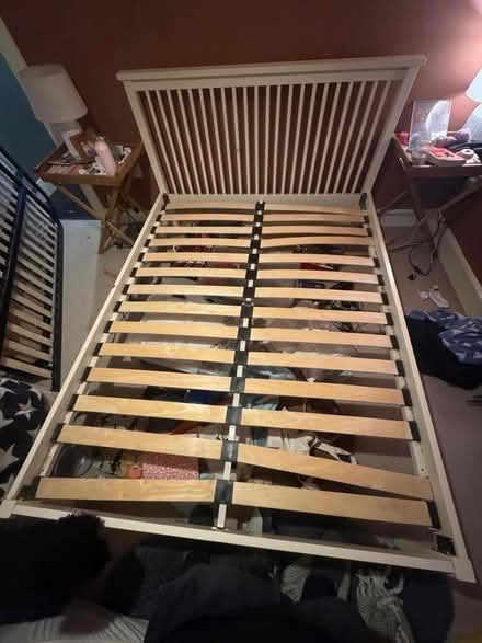 Photo of free Wooden Bed Frame (E15) #1