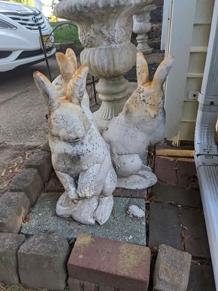 Photo of free Bunny Statue (Belford, N.J.) #2