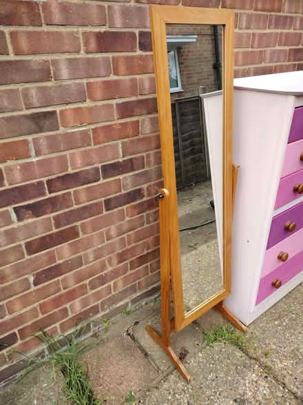 Photo of free Mirror, full length freestanding (Desborough Island TW17) #2