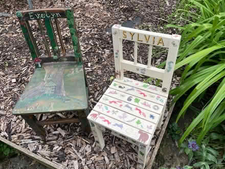 Photo of free 2 wooden child’s chairs (BN1) #1