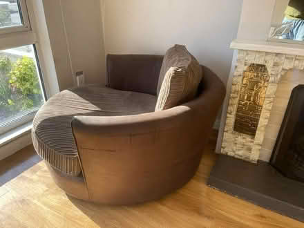 Photo of free Swivel love couch (Bawnville Tallaght Dublin 24) #2