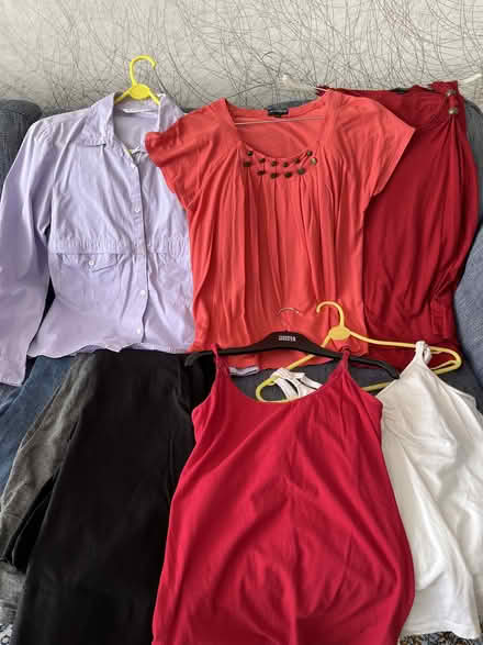 Photo of free Maternity clothes bundle: size 10 tops / size 12-14 trousers (Craigmount EH12) #1
