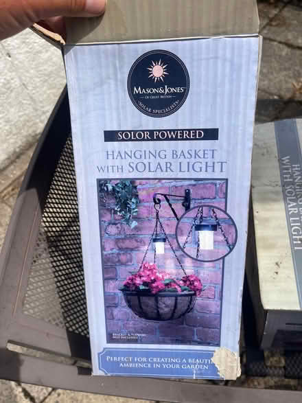 Photo of free Hanging baskets with solar light (Langley SL3) #1