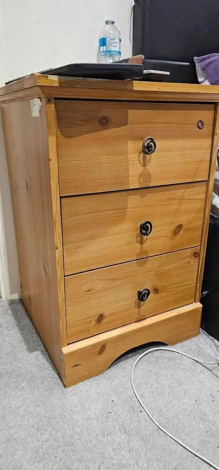 Photo of free bedside drawers (CR8) #1