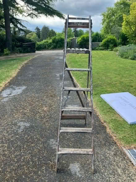Photo of free Wooden stepladder (Weston Park BA1) #2