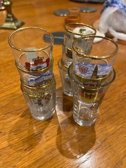 Photo of free 11 souvenirs shot glasses (Bampton OX18) #1