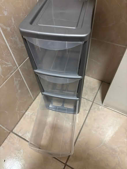 Photo of free 3-Drawer Plastic Storage Organizer (next to city hall) #2
