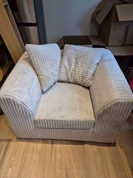 Photo of free Light grey Armchair (Bushey Village WD23) #1