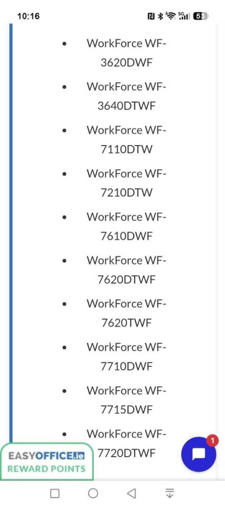 Photo of free Epson workforce ink (citywest) #2
