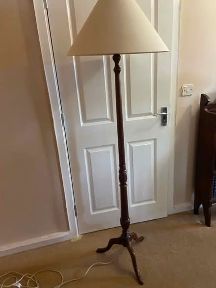 Photo of free Standard Lamp + cream shade (Uckfield TN22) #1