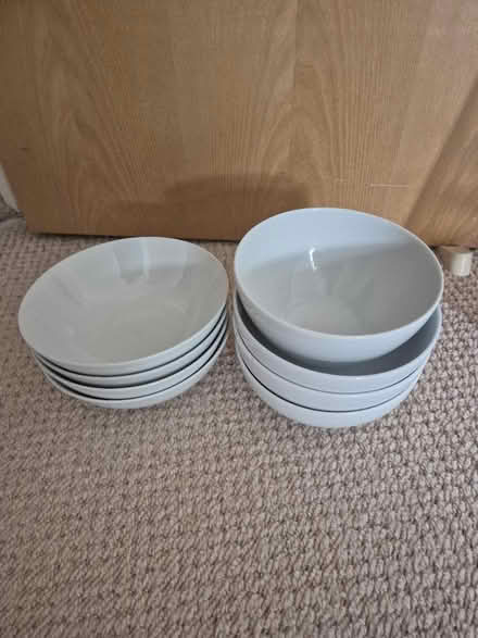 Photo of free 8 x white bowls (Tunbridge Wells) #1