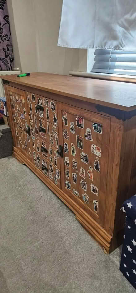 Photo of free wooden sideboard/cabinet (CR8) #1