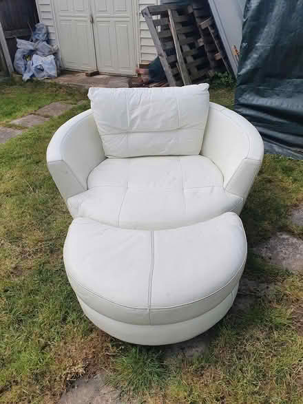 Photo of free Swivel sofa and footstool (Hatfield AL10) #3