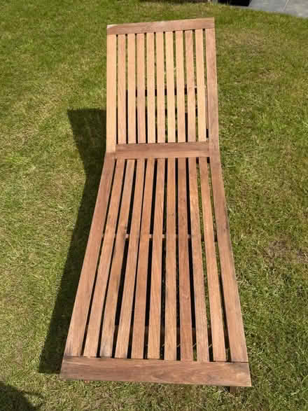 Photo of free Teak Sunbed searches new home (Weeke, Winchester SO22) #4