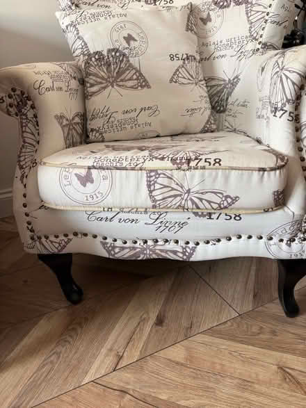 Photo of free Patterned chair. (Abingdon-on-Thames OX14) #1