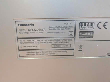 Photo of free Faulty 42" Panasonic TV (Heaton NE6) #4