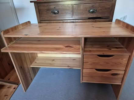 Photo of free Pine desk with shelving (Hanham BS15) #3