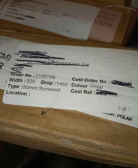 Photo of free Venetian blinds (Lordswood Chatham) #1
