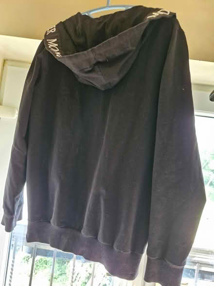 Photo of free Black hoodie size large (Denton) #2