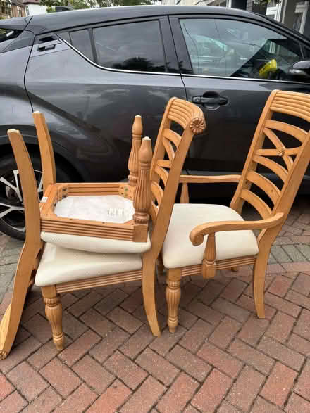 Photo of free 3 chairs (Brunswick Park N11) #3