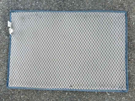 Photo of free Soft blue cushion, bath or doormat (1075 Valencia Avenue) #3