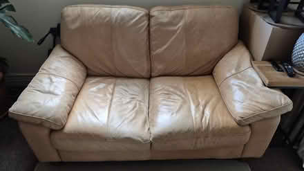 Photo of free Leather Sofa (CB8 8EP) #1