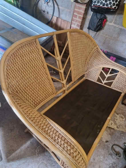 Photo of free Cane sofa (Cob Lane B29) #1