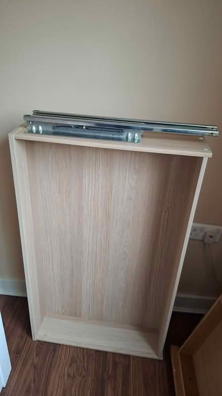 Photo of free wood effect shelf/tray for wardrobe (Ringsend, Dublin 4) #1