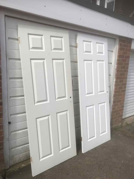 Photo of free Two white interior doors (Little Common TN39) #1