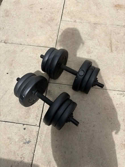 Photo of free set of weights (Porthill SY3) #1