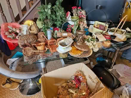 Photo of free Box of flower arranging items (Denton) #1