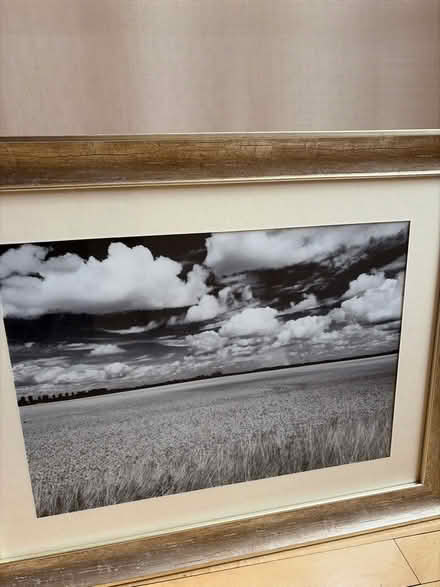 Photo of free Framed black & white print “Cornfield” “ (Mitcham's Corner CB4) #3