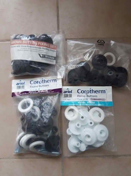 Photo of free Fixing buttons for polycarbonate sheet (Great Baddow CM2) #1