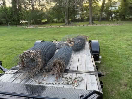Photo of free Chain link fencing and poles (21409) #1