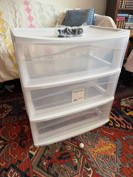 Photo of free Sterilite 3-drawer storage cart (Cleveland Park) #2