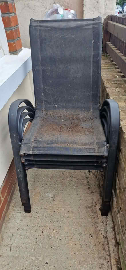 Photo of free 4 strong garden chairs (Tooting SW17) #1